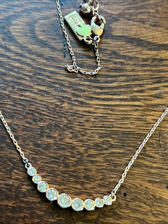 kate spade Jewelry - Kate Spade New York Rose Gold Full Circle Curved Bezel Bar Necklace